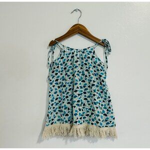 Oli White Green Leaves Shirt